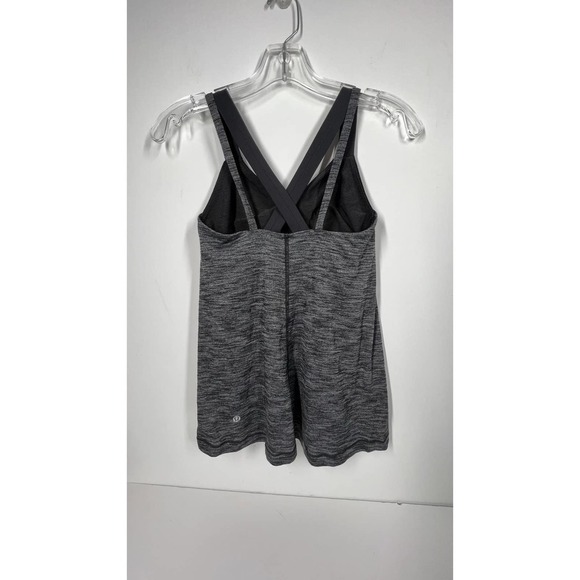 Lululemon Camo Bra Relaxed Tank 6 Gray Black NWOT - Picture 7 of 14